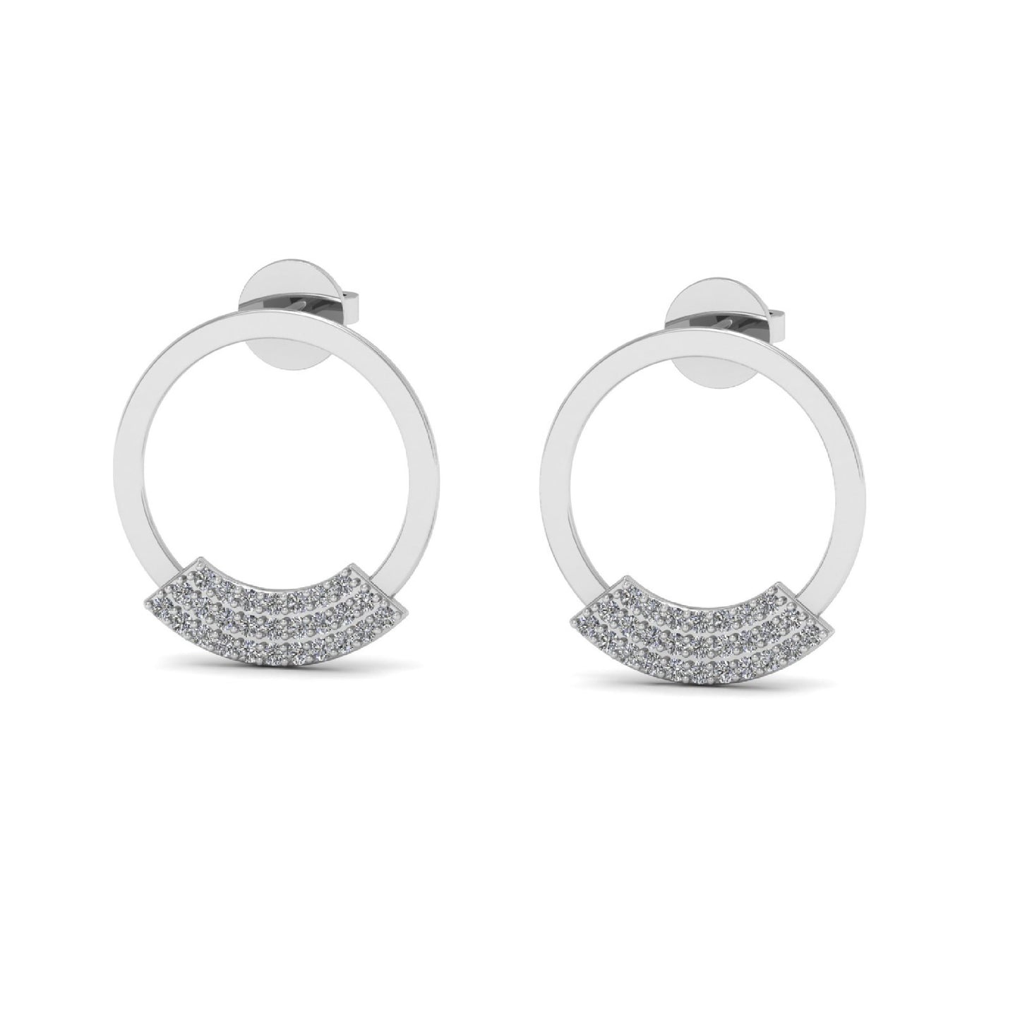 Circle Design Earrings