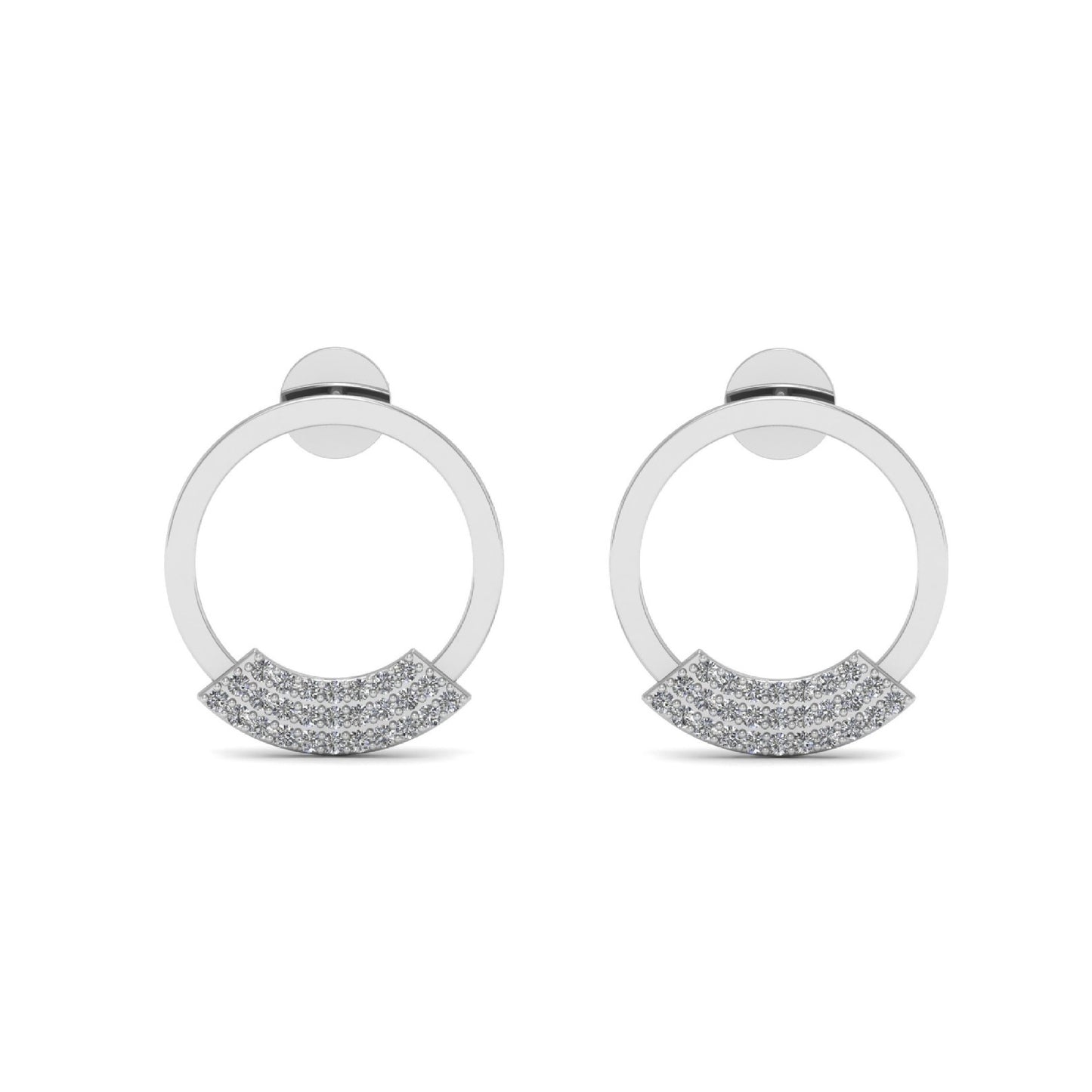 Circle Design Earrings