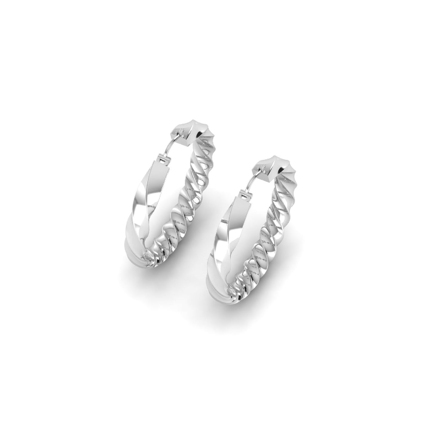 Twisted Hoop Earring