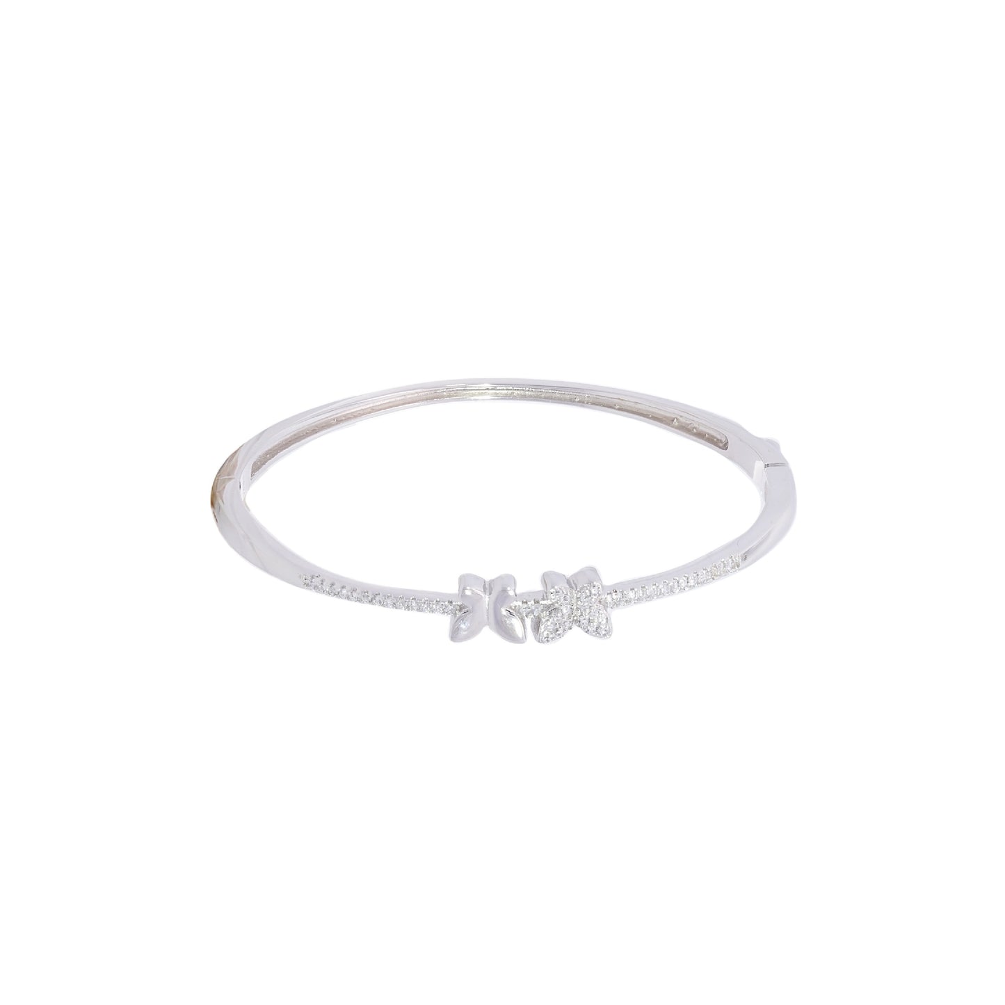 Twinkling Star Silver Bangle