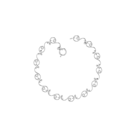 Sculpted Link Anklet