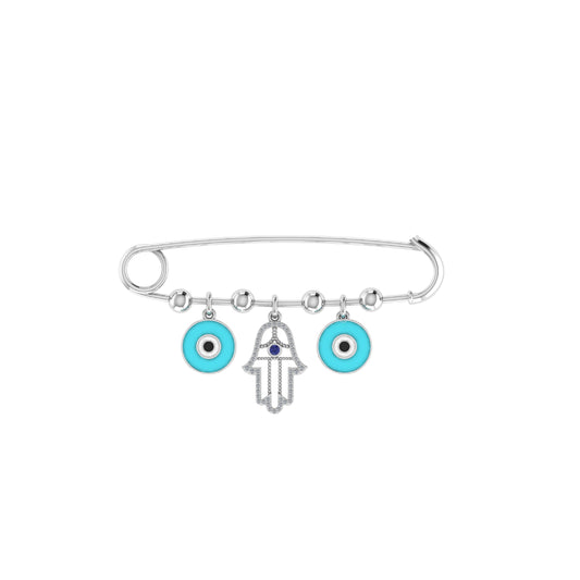 Evil Eye Stroller Pin