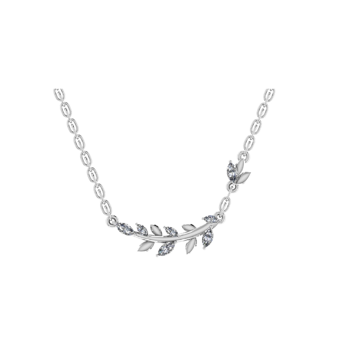 Leaf or Vine-shaped Necklace