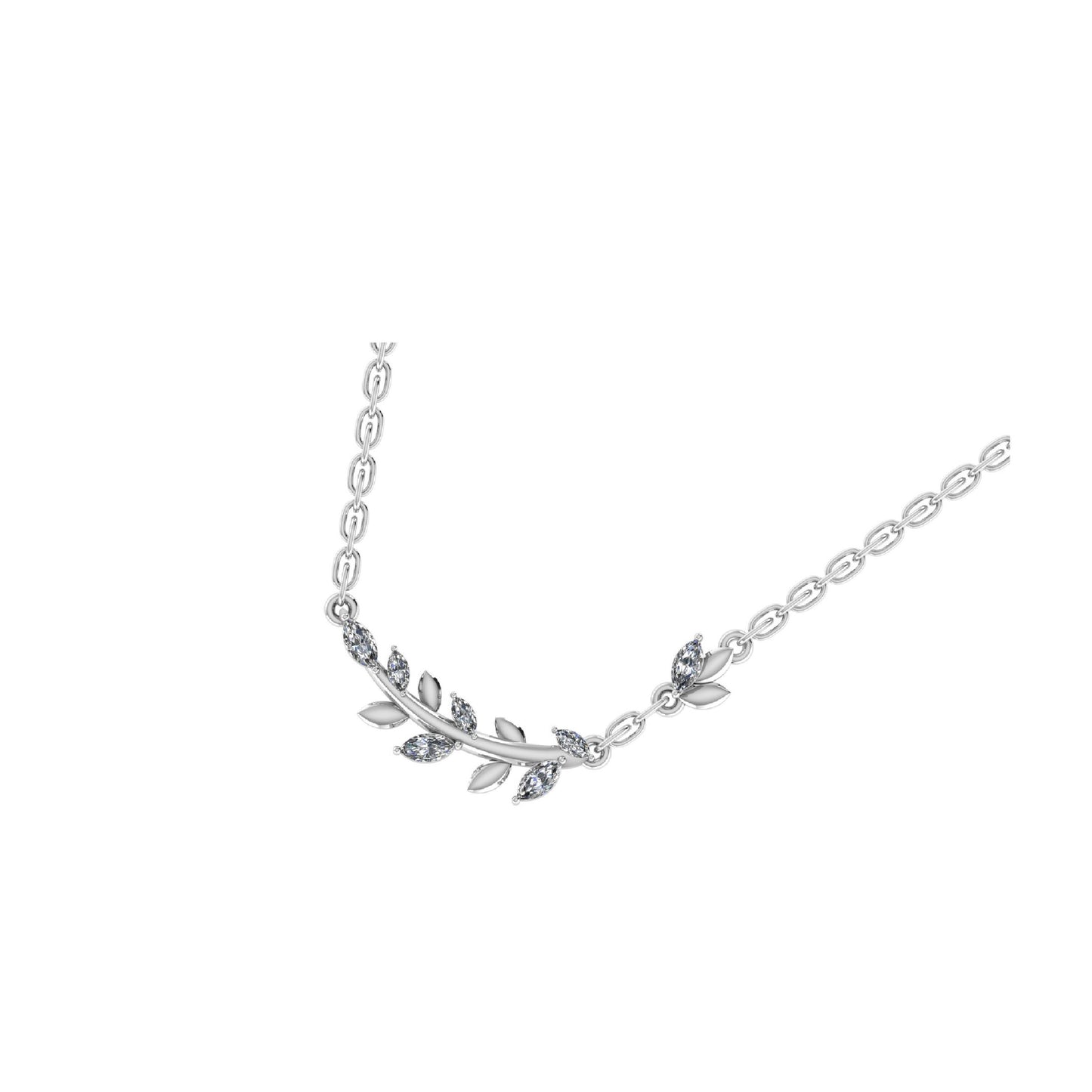 Leaf or Vine-shaped Necklace