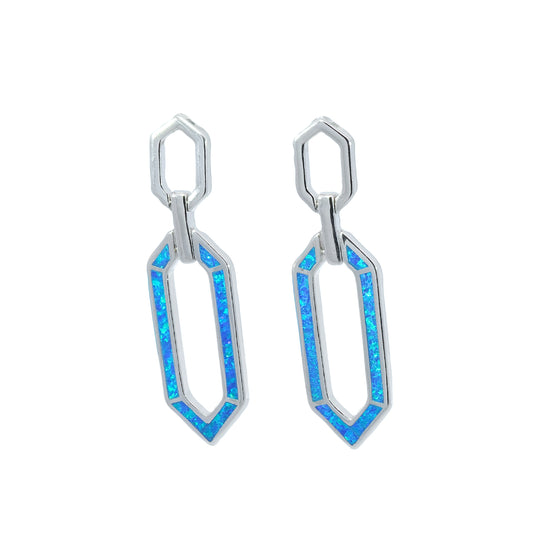 Paperclip Huggie Hoop Earrings