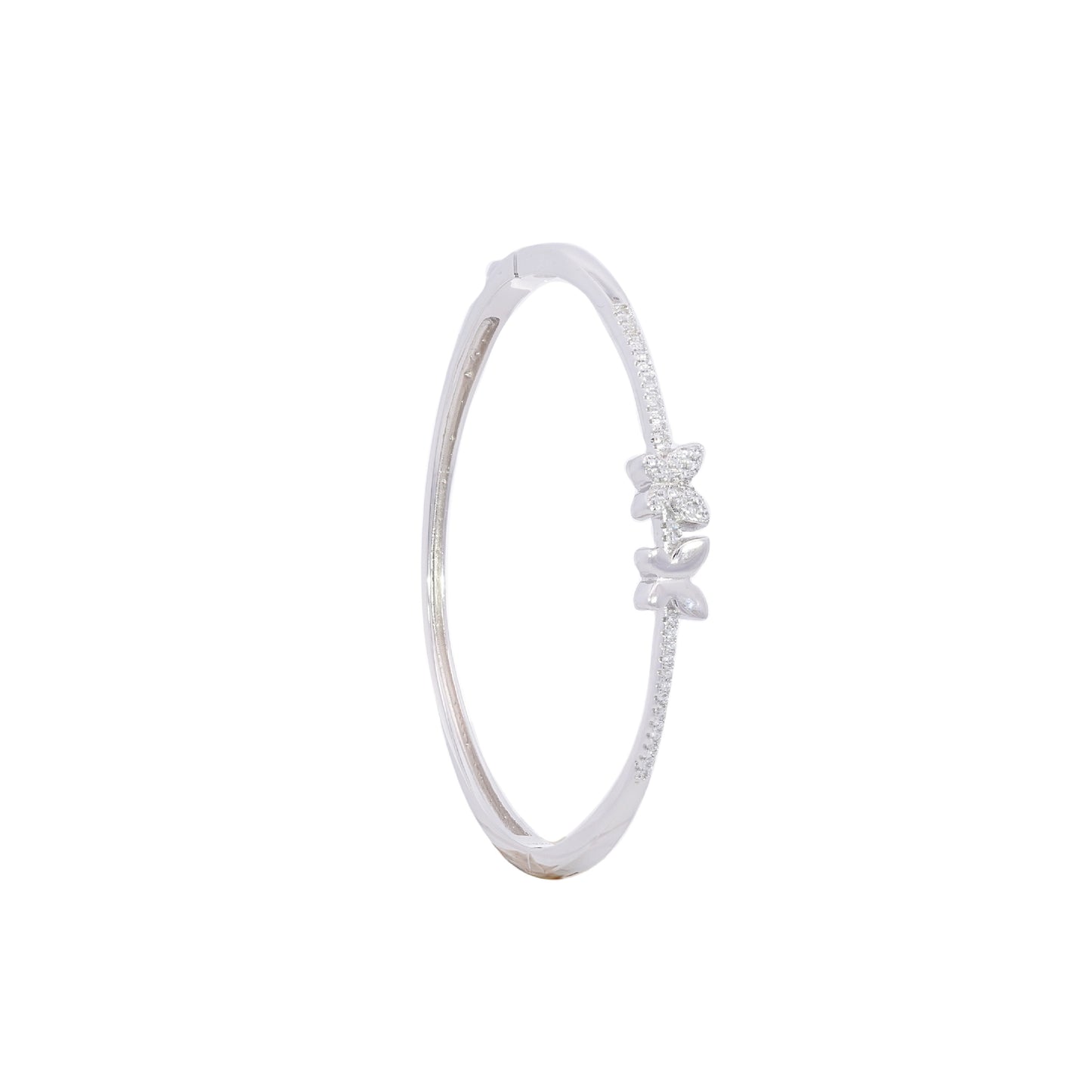 Twinkling Star Silver Bangle