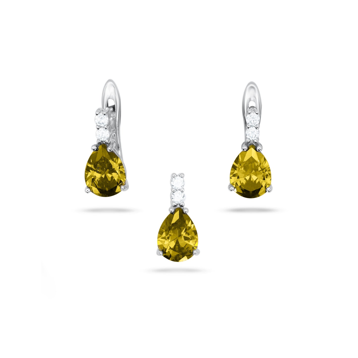 Prominent Yellow Pendant Set
