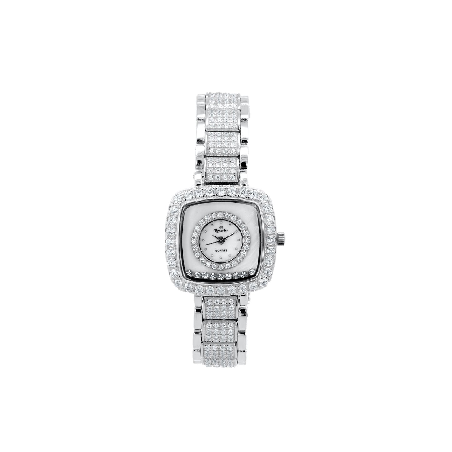 Silver Watch for Women with Zirconias