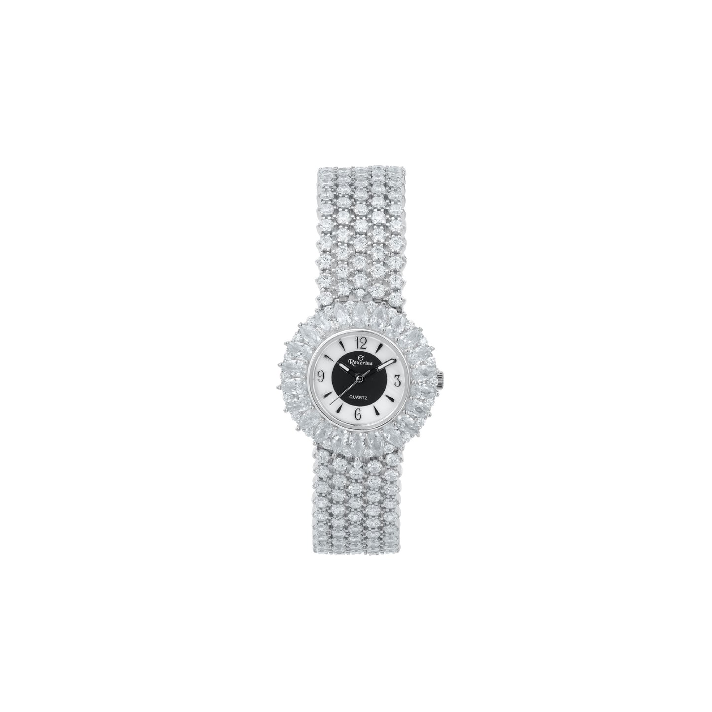 Roxerina ladies silver watch.