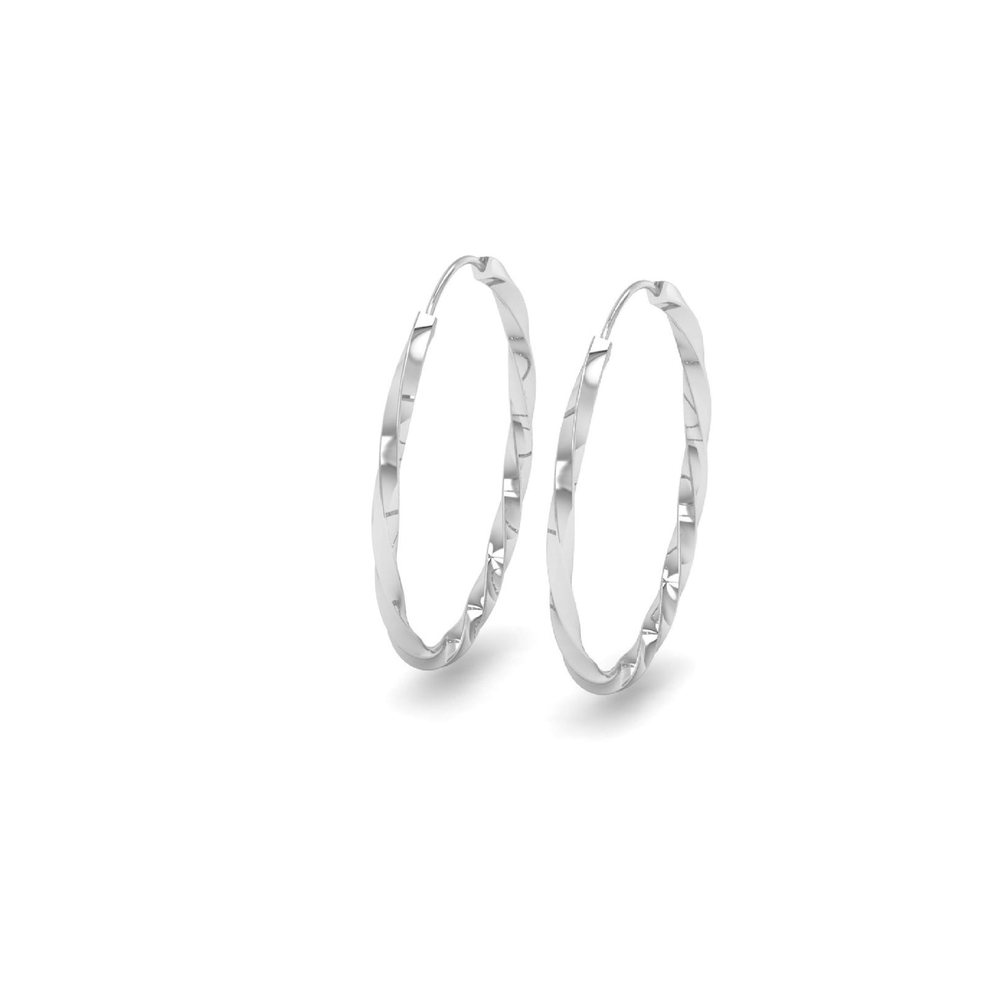 Twisted Hoop Earring