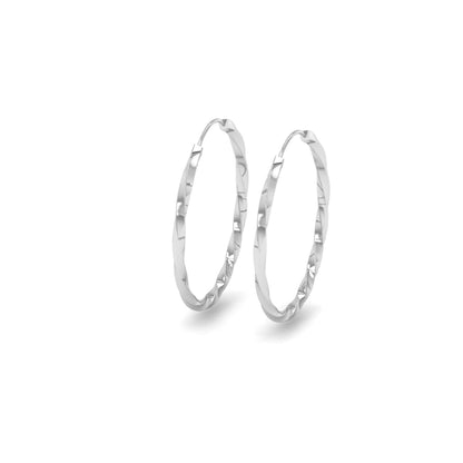 Twisted Hoop Earring