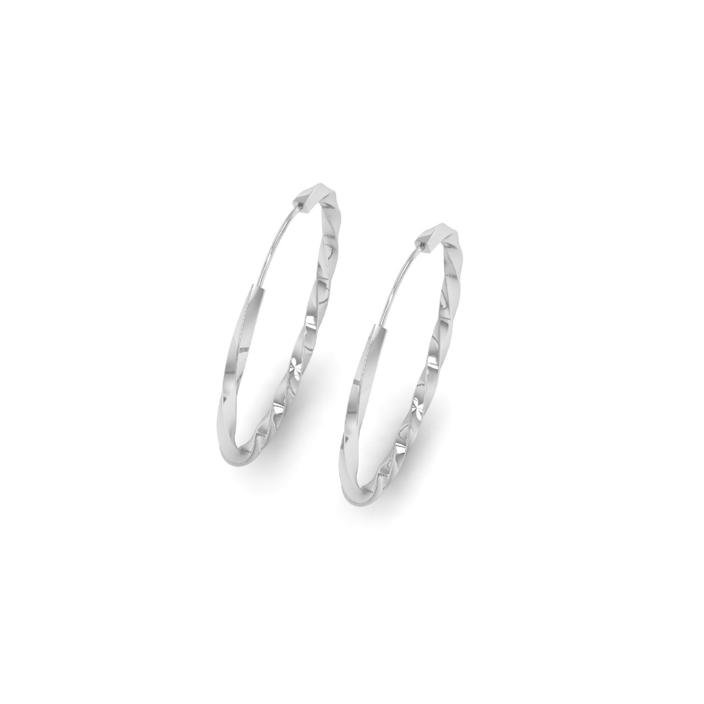 Twisted Hoop Earring