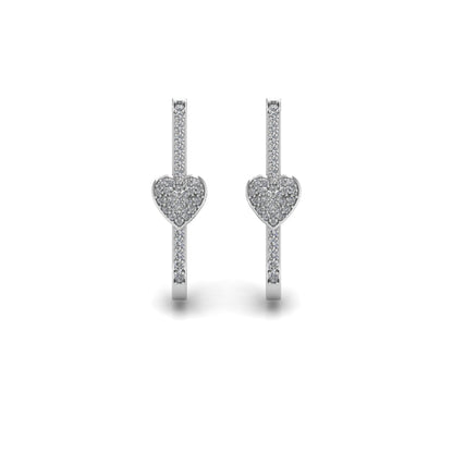 Heart Hoop Earring