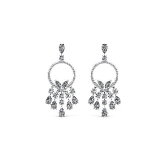 Drop Silver Jhumka (Earring)
