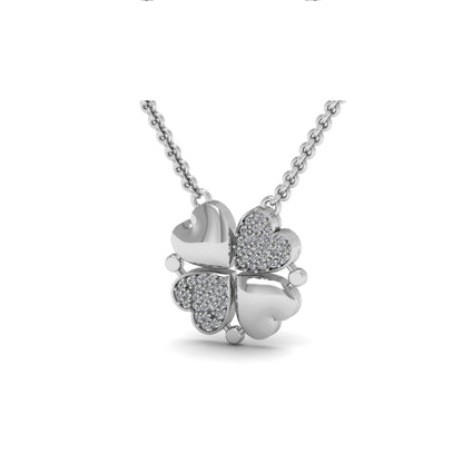 Four Leaf Heart Necklace
