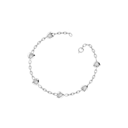 Heart Link Anklet