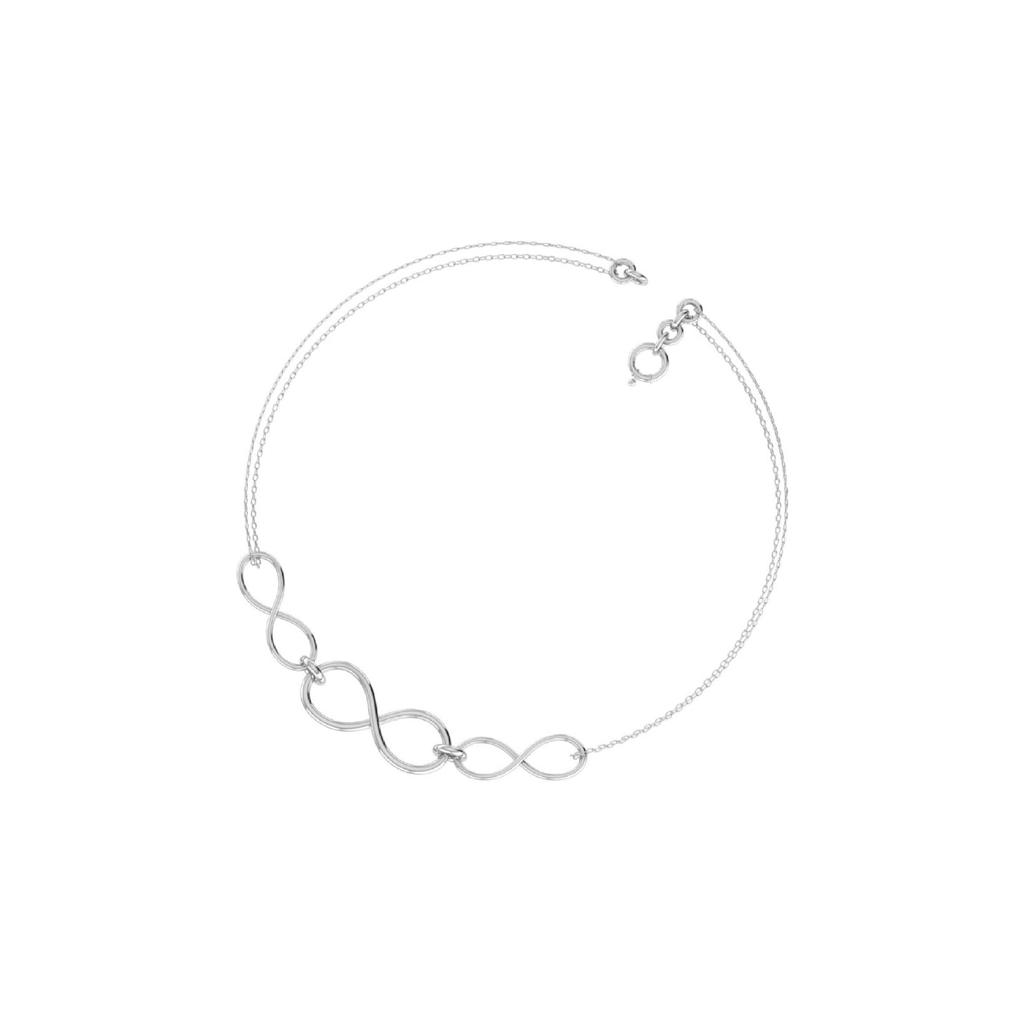 Infinity Symbols Anklet