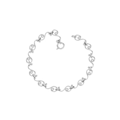 Sculpted Link Anklet