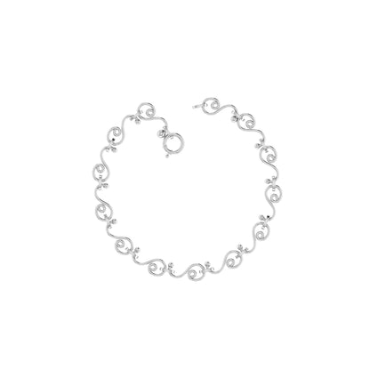 Sculpted Link Anklet