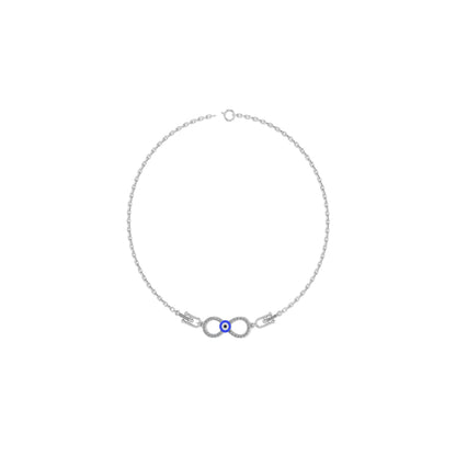 Evil Eye Infinity Bracelet