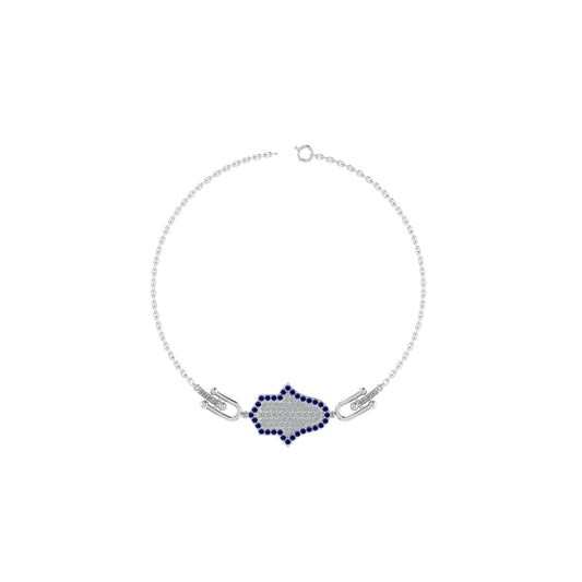 Hand Silver Bracelet