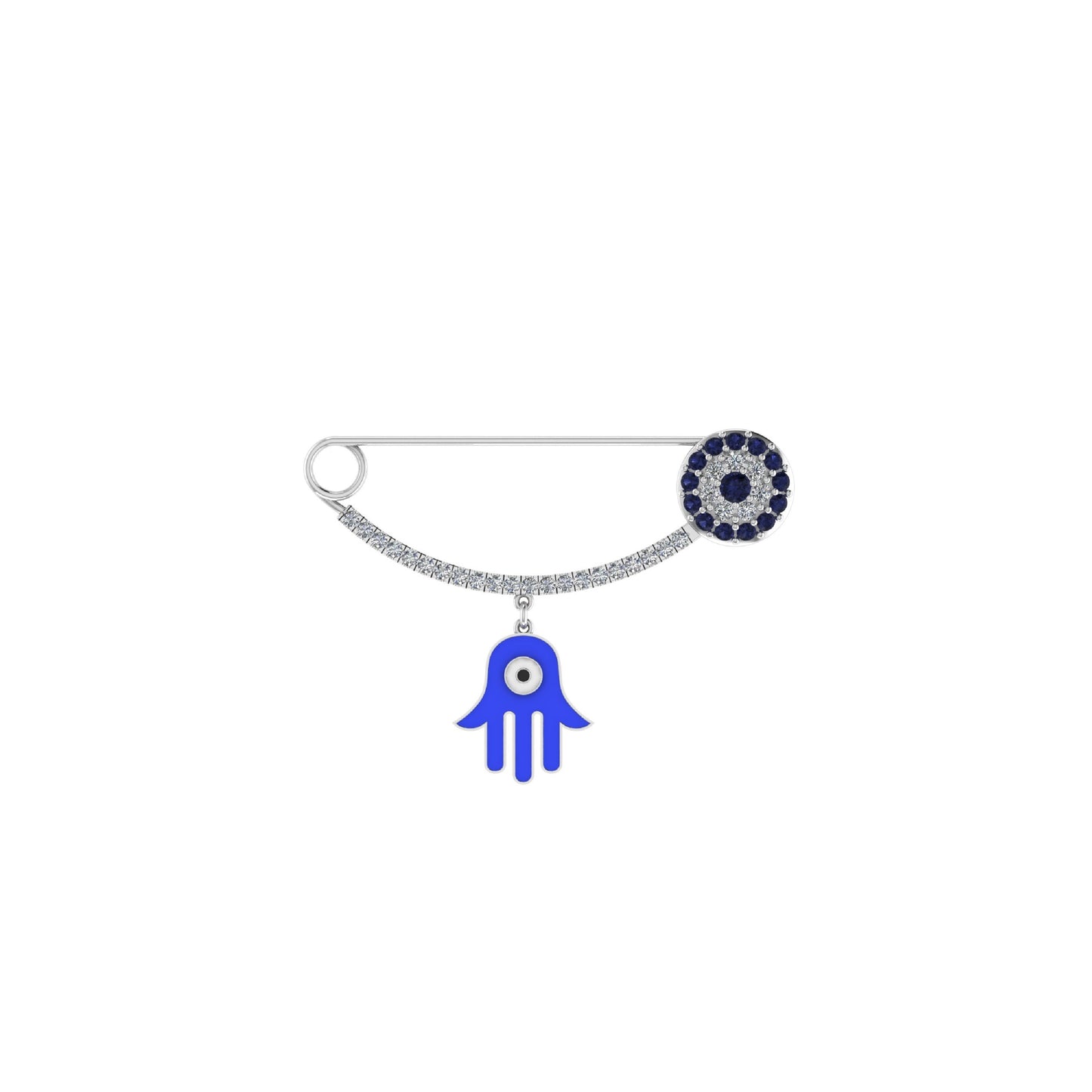 Evil Eye Stroller Pin