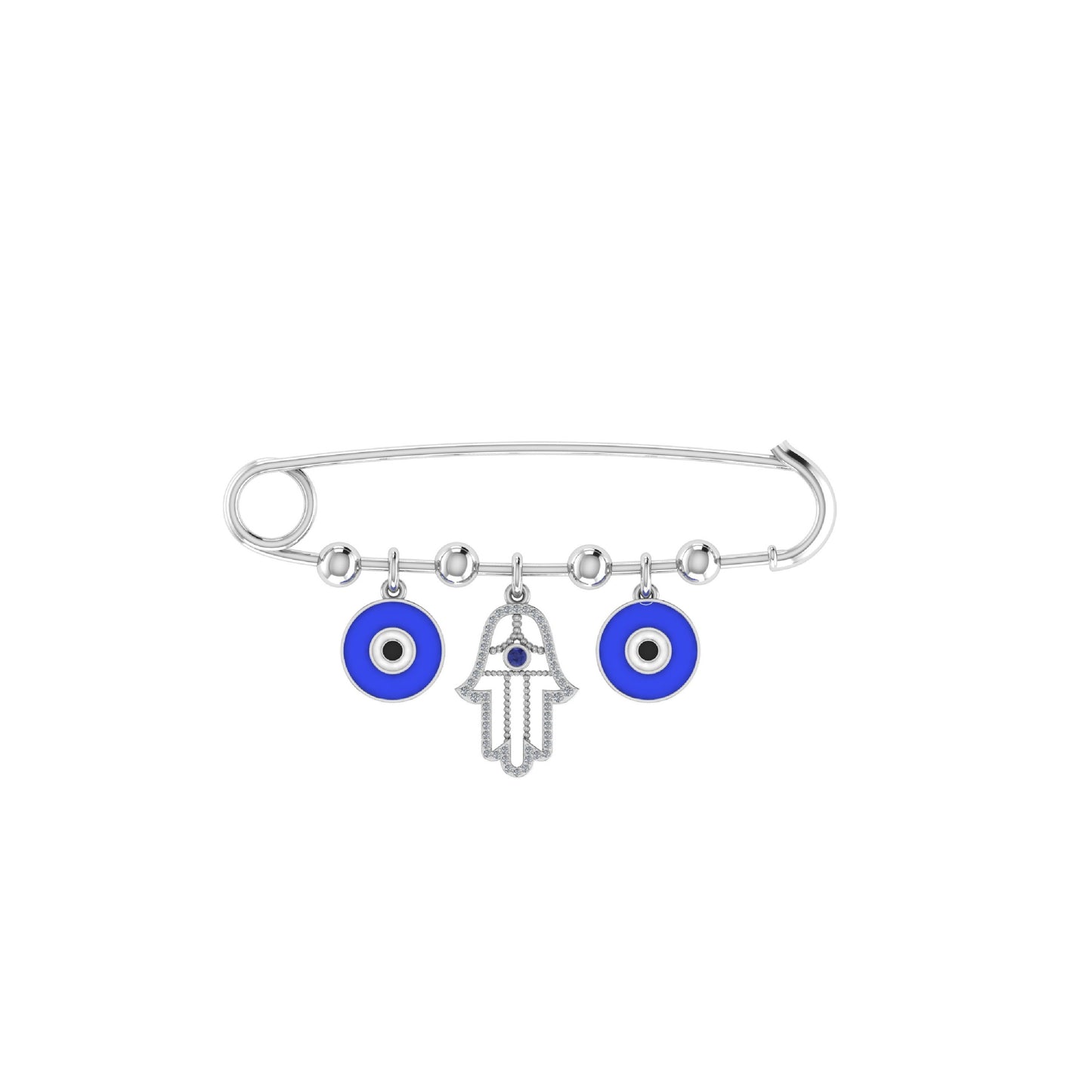 Evil Eye Stroller Pin