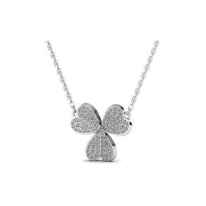 Pendant Shaped Three-Leaf Clover Necklace