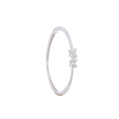 Twinkling Star Silver Bangle