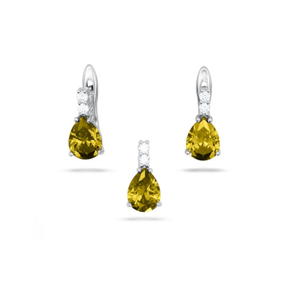 Prominent Yellow Pendant Set