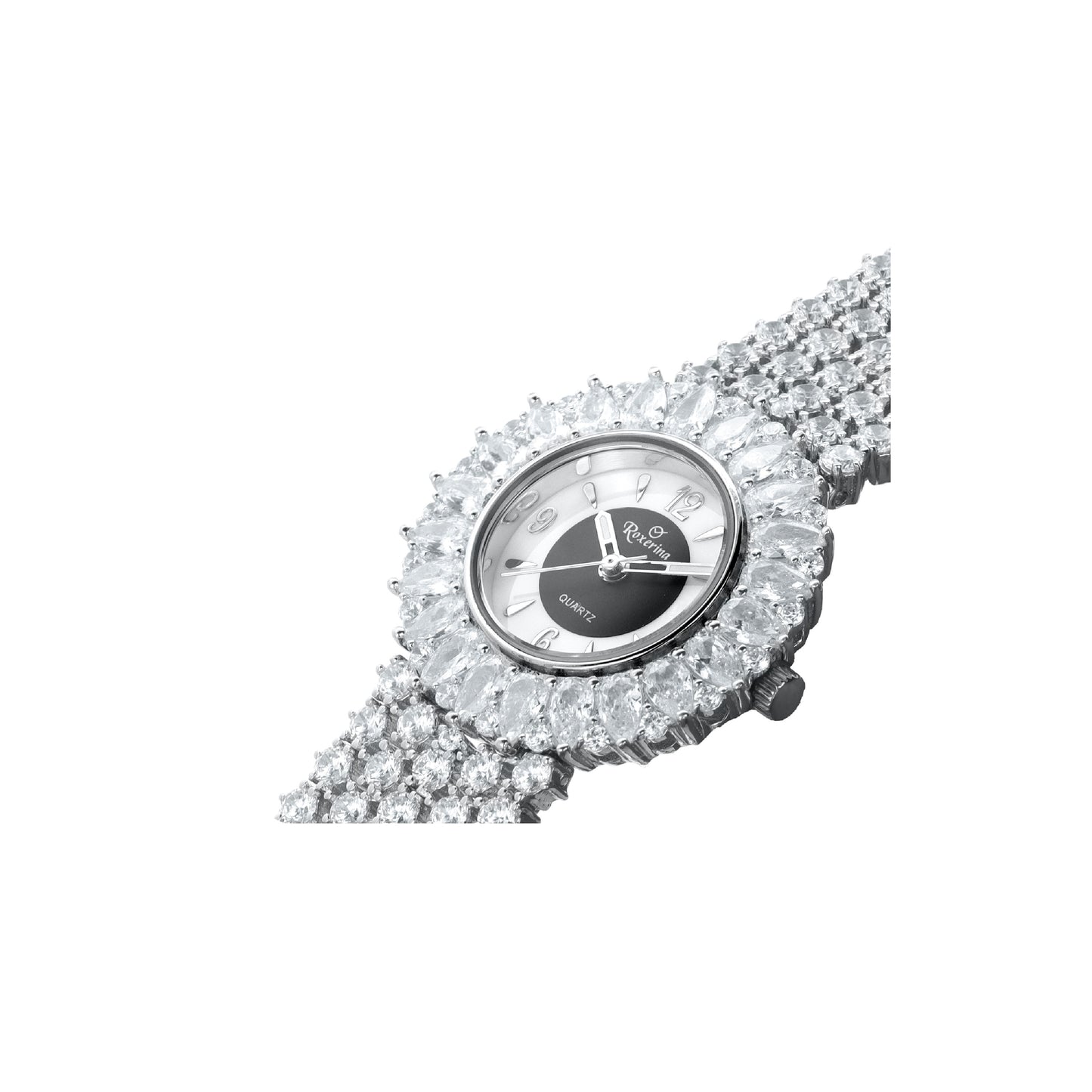 Roxerina ladies silver watch.